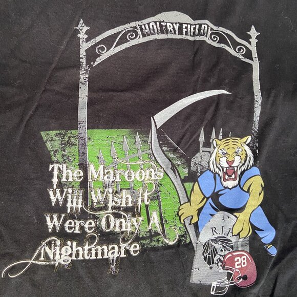 Large Gildan Softstyle Teeshirt Graphics Holtby Field (The Maroons Will Wish It - Picture 7 of 7